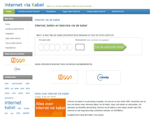 Tablet Screenshot of internetviakabel.nl